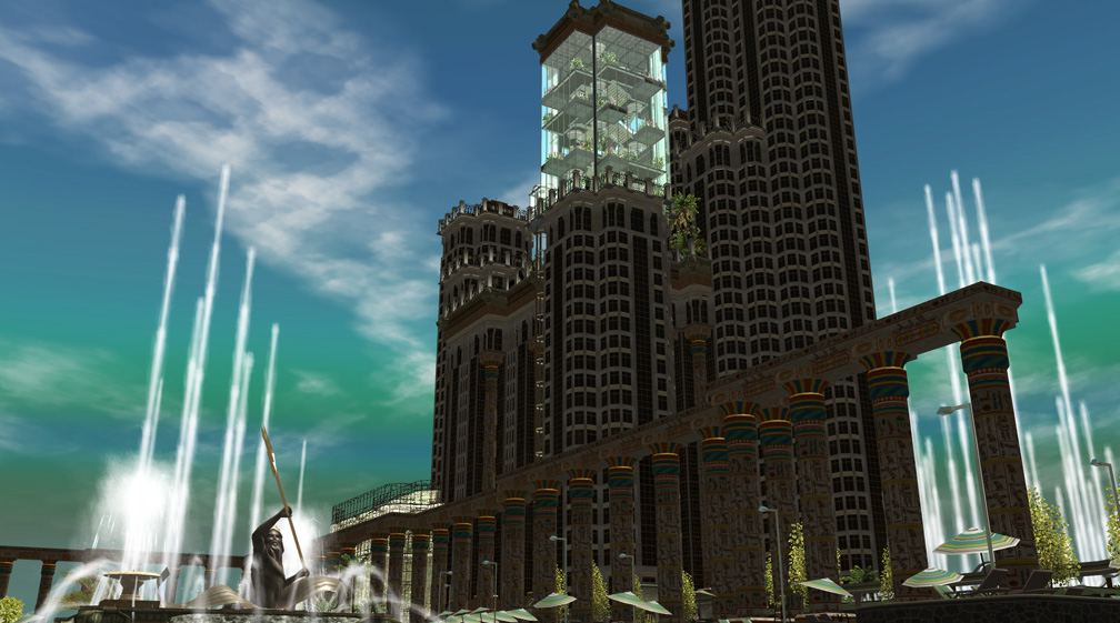 Rooftop Pool Thumbnail Image 14C, My Downloads: Parks, Scenarios, & Sandboxes, Scenario: Water World Resort