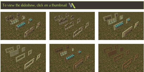 FlightToAtlantis.net - Joint Projects, Custom Content, L-33's POE Building 4 Set, Page 2 - Walls Lightbox Slider Thumbnails Set